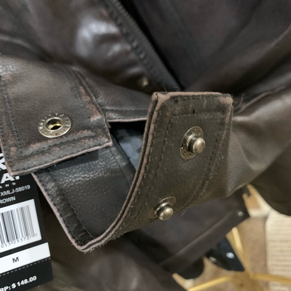 Brand New X-ray Leather Jacket - Picture 3 of 5